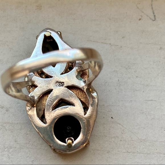 Absolutely gorgeous vintage sterling ring - Picture 11 of 14